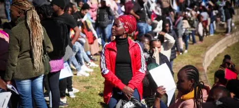 382703 youth day 2023 desperate jobseekers queue at nasrec as gauteng government launches nasi ispani campaign to recruit 8000 workers